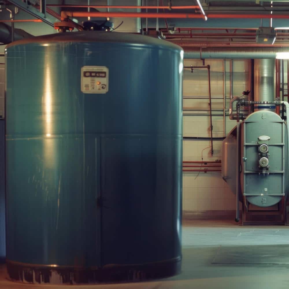 Large water heaters in commercial buildings and water heaters